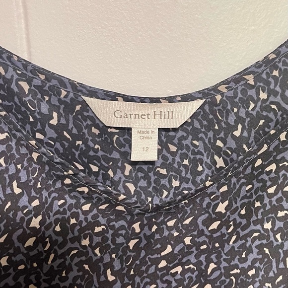 Garnet Hill 100% Silk Cami Tank Top Size 12 - Picture 5 of 6